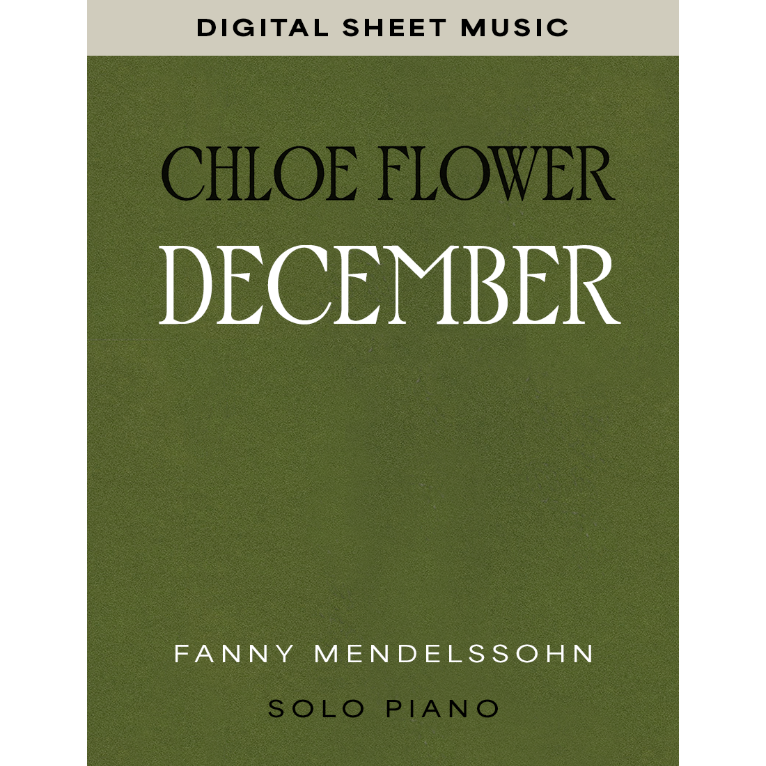 December — Solo Piano