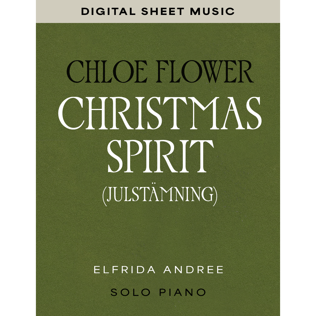 Christmas Spirit (Julstämning) — Solo Piano