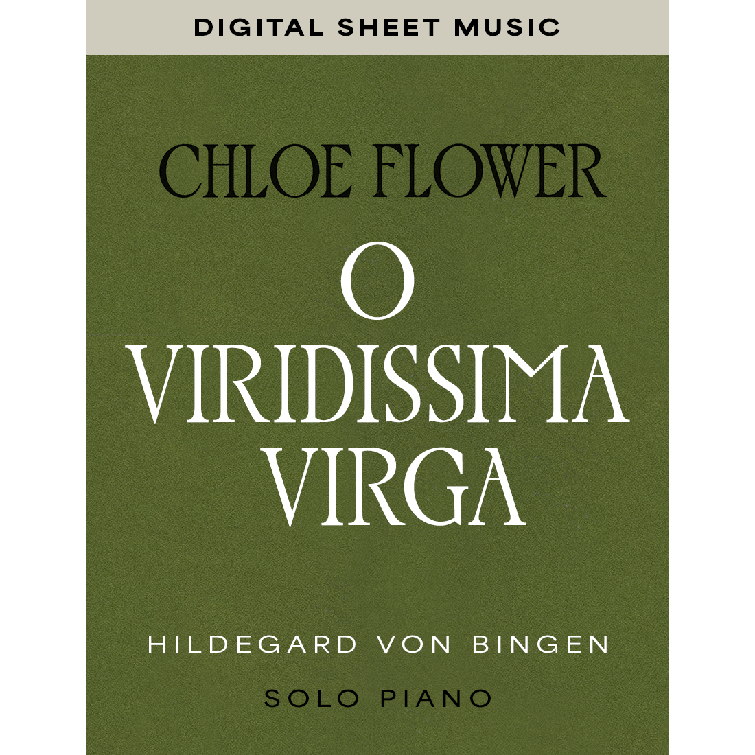 O virdissima virga — Solo Piano
