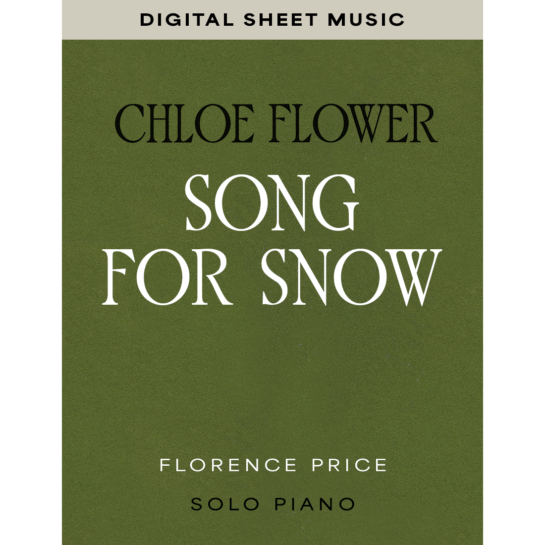 Song for Snow — Solo Piano