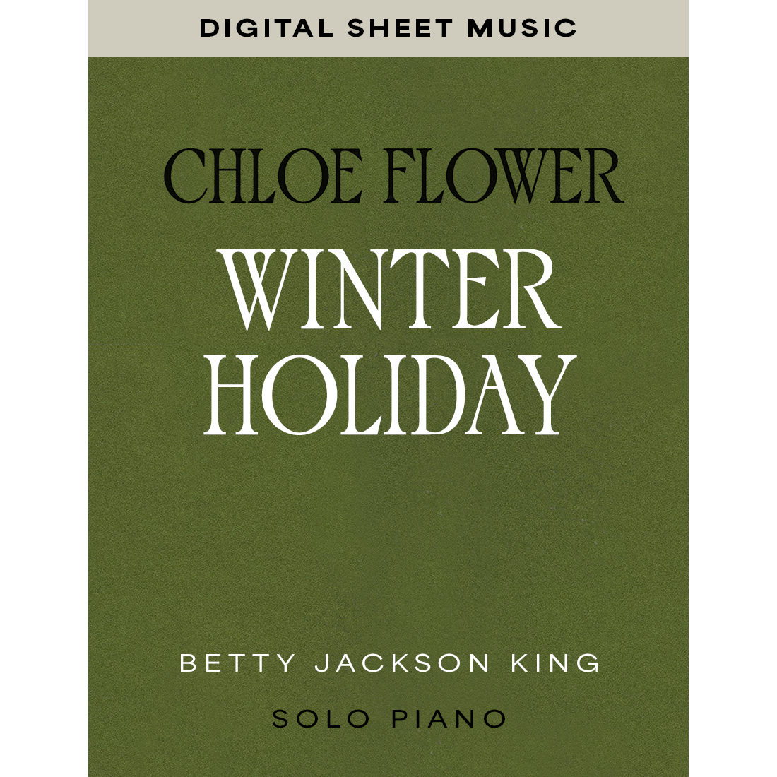 Winter Holiday — Solo Piano
